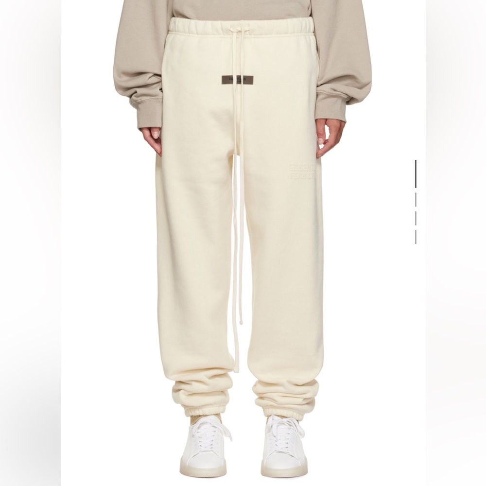 Essentials Cream Track Pants
